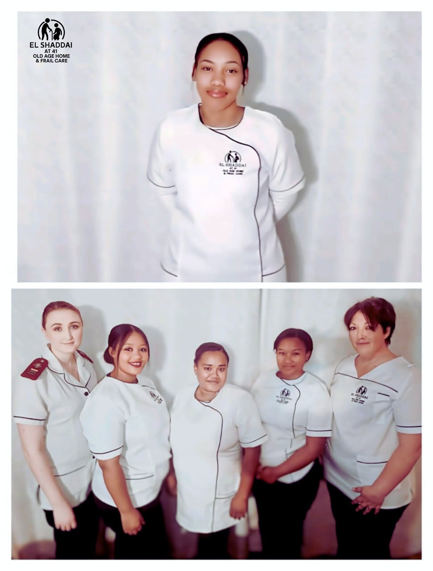 El Shaddai care team, pictured in their uniforms