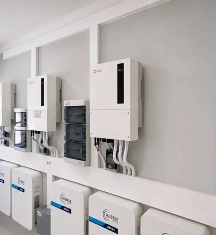 NH Solar inverter and battery installation at El Shaddai